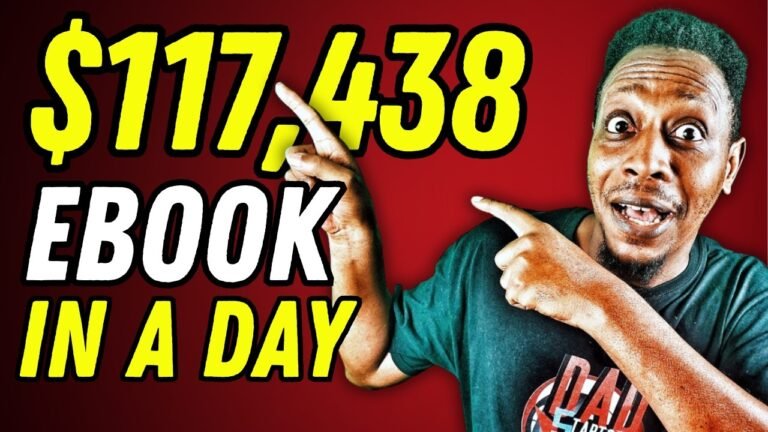 How to Create a PROFITABLE Ebook in 24hrs ($24,360/mo)