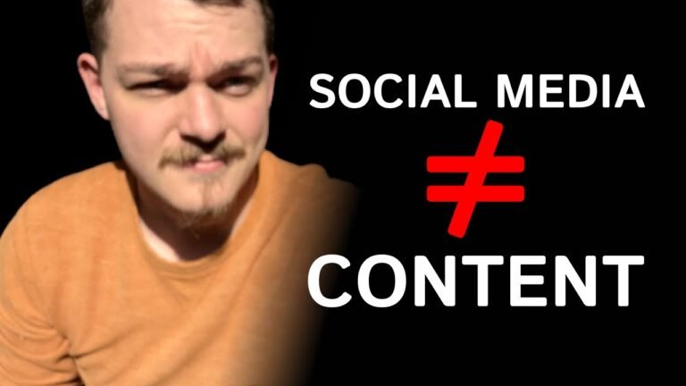 What’s the difference between content and social media marketing?